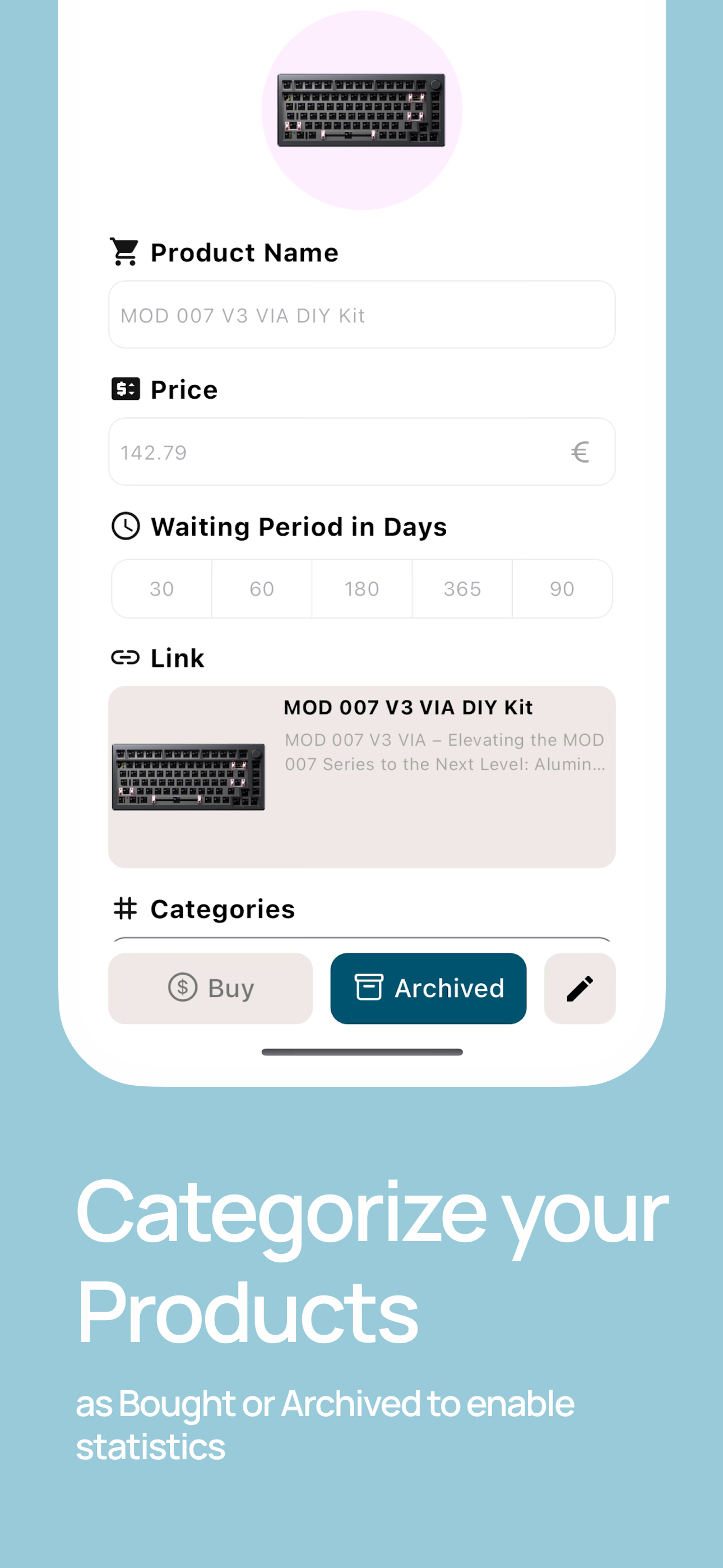 SpendWise Settings